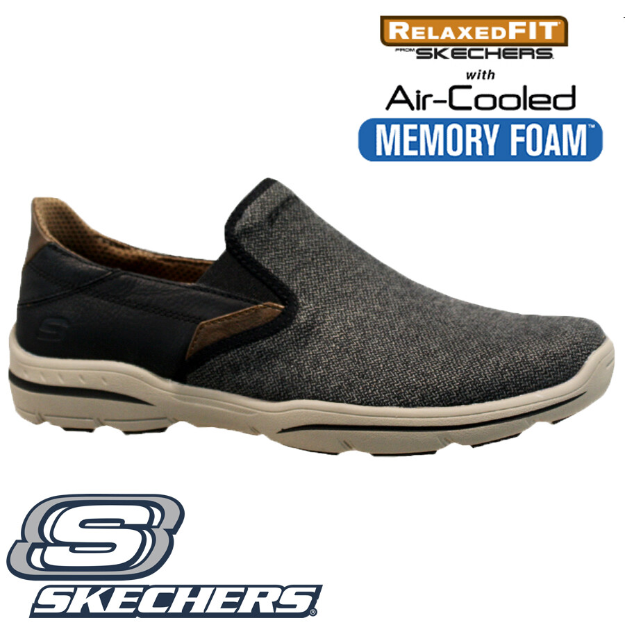 skechers air cooled memory foam mens uk